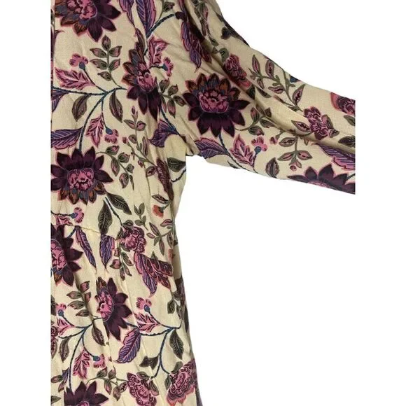 Torrid Babydoll Rayon Crepe Embroidered Lace-Up Top Sz: 2 - Picture 8 of 10